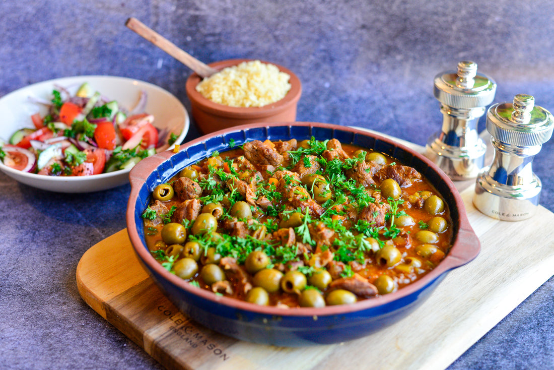 Lamb and olive casserol