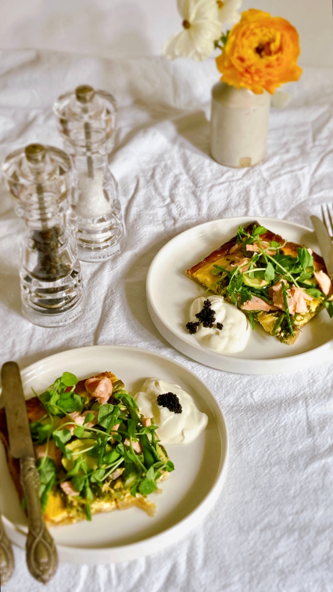 Spring Vegetable Tartlet