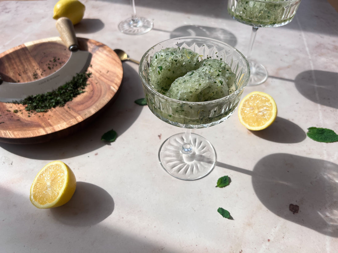 Lemon & Mint Sorbet