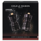 Cole & Mason London Chocolate Wood Salt & Pepper Mills
