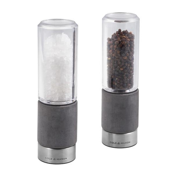 Cole & Mason Regent Concrete Salt & Pepper Mill Set