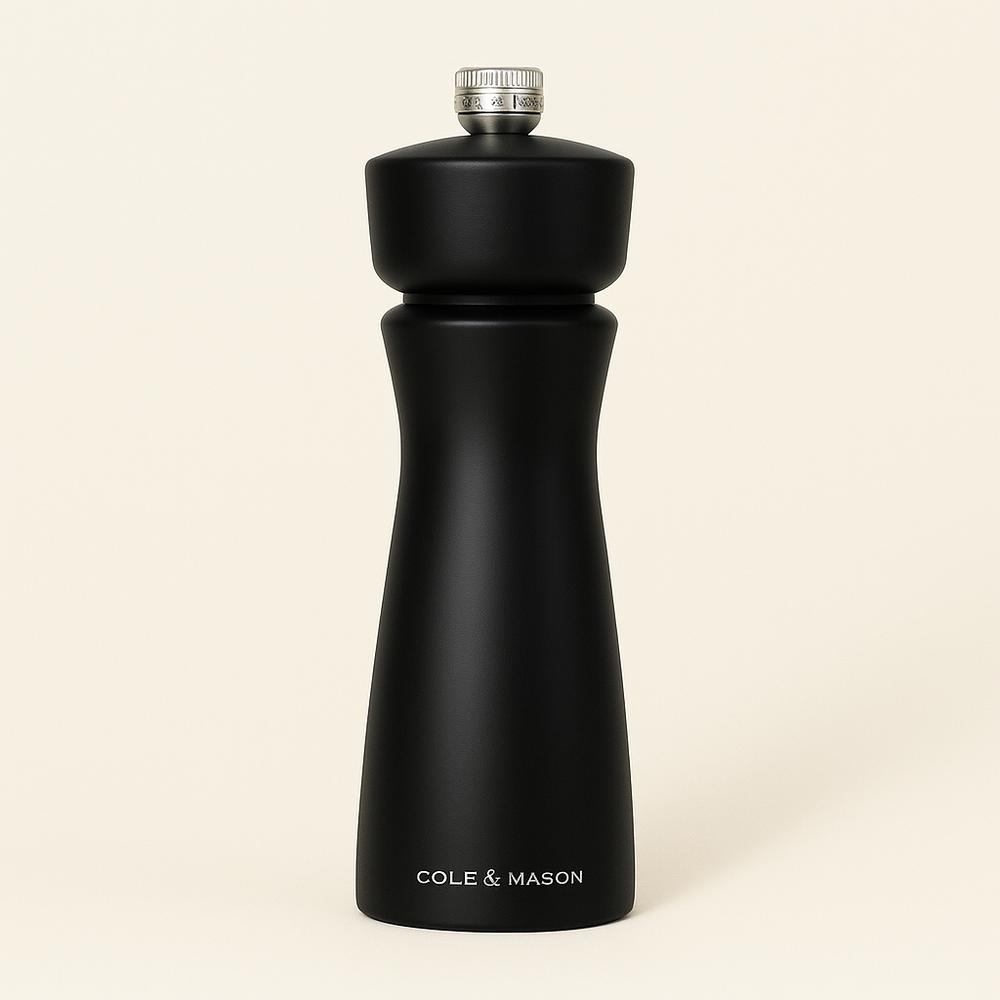 Cole & Mason Kenton Salt & Pepper Mill in Matte Black 8"