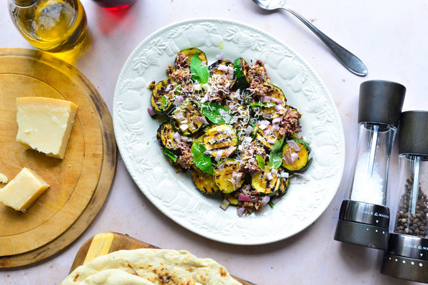 Char Grilled Zucchini Tapenade