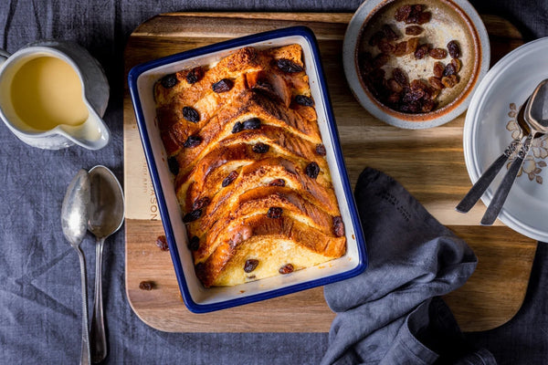 Air Fryer Bread and Butter Pudding