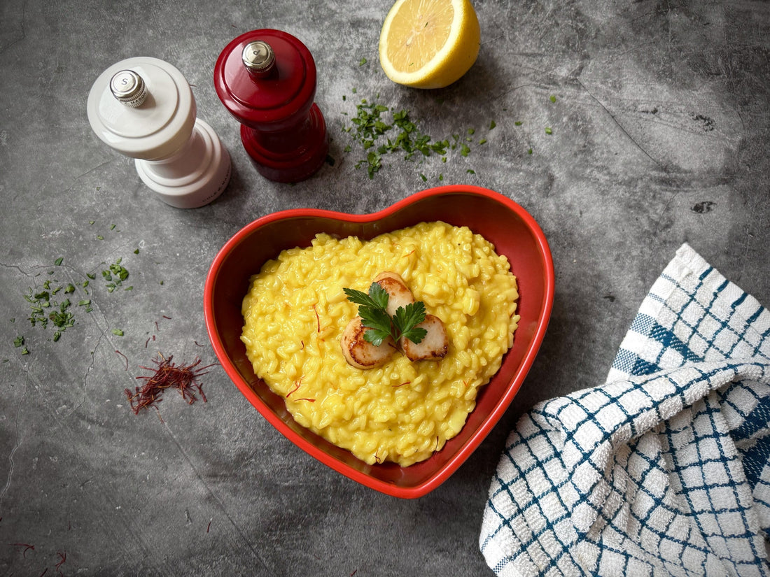 Saffron and Scallop Risotto