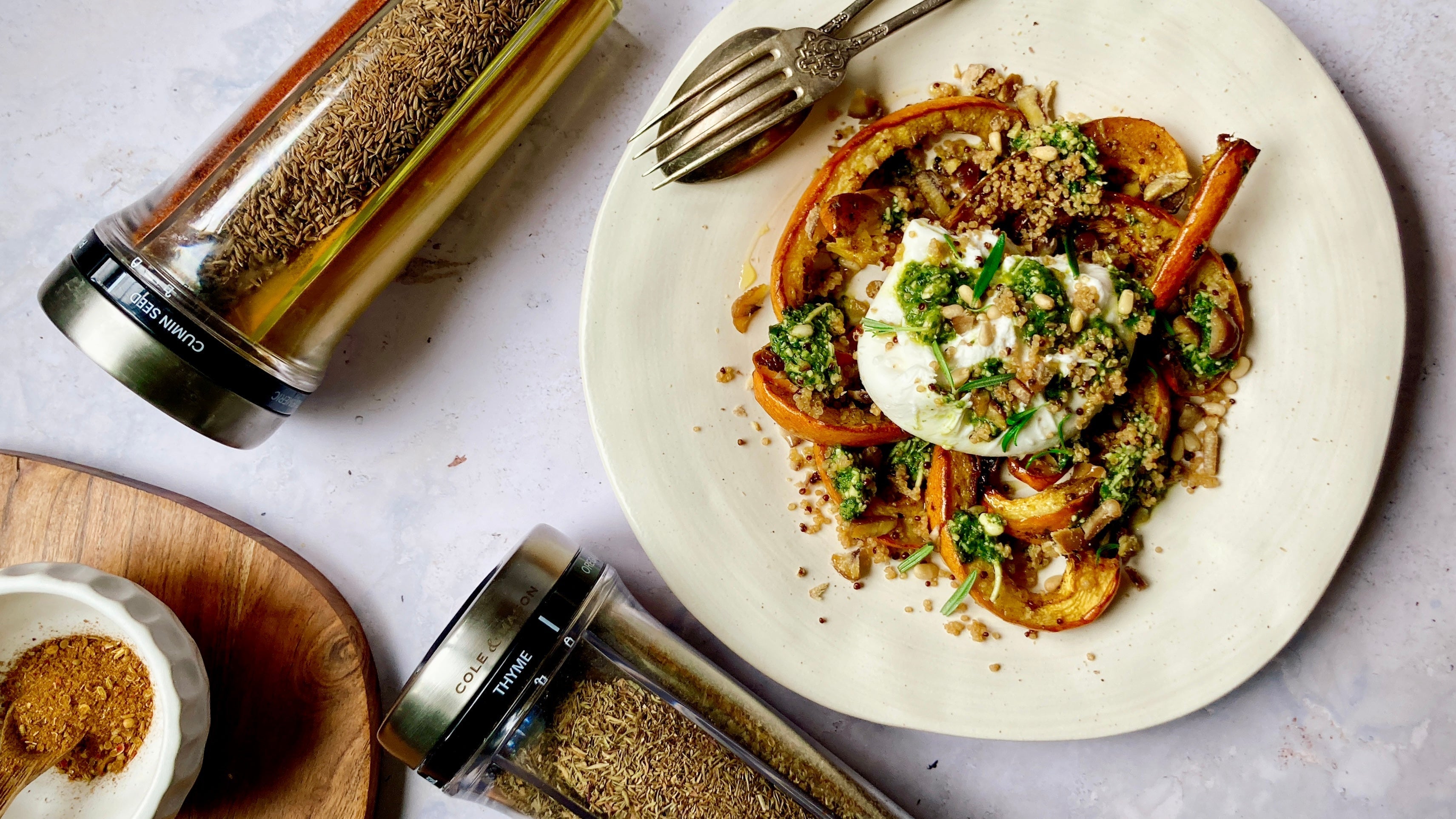 Autumnal Salad with Burrata