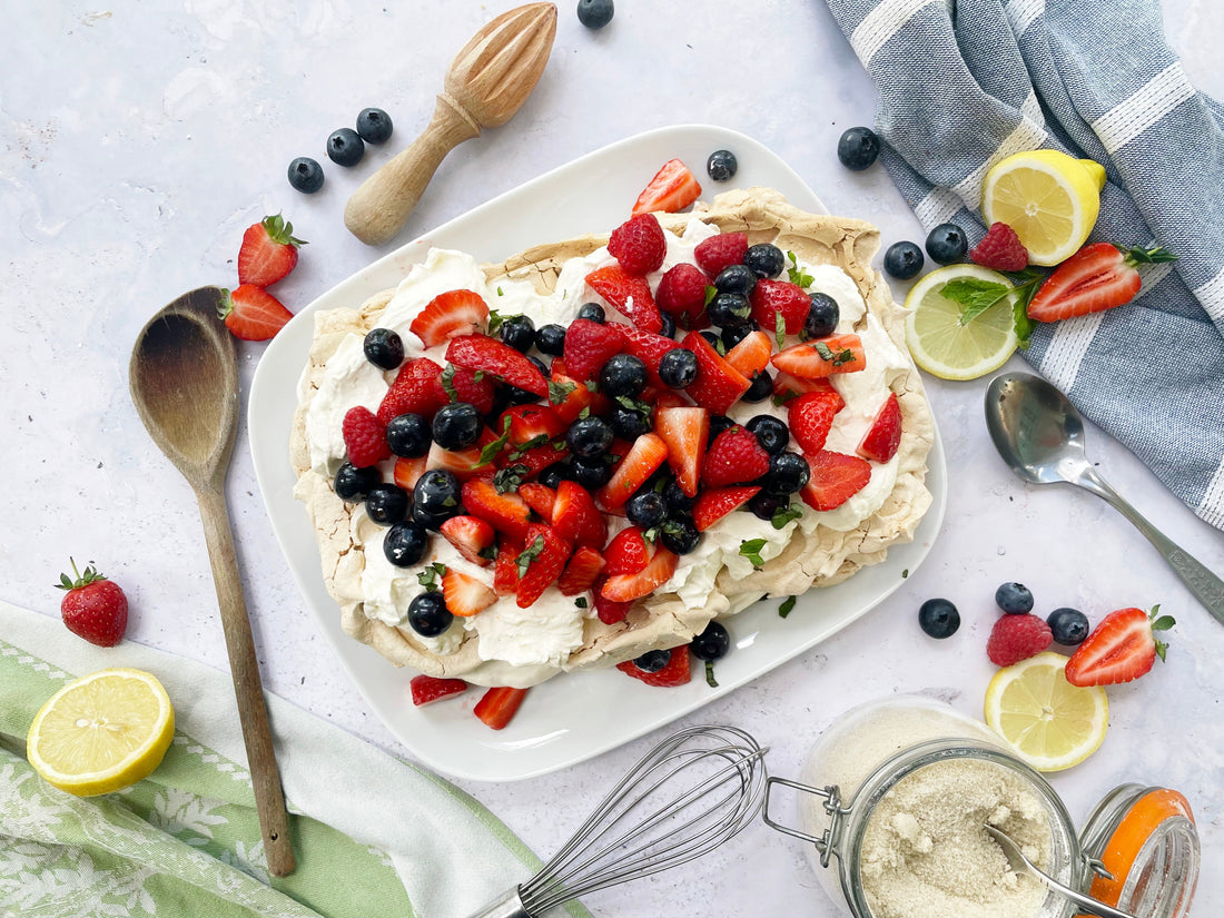 Eton Mess with Basil and Mint
