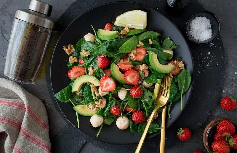 Strawberry & Mozzarella Salad with Balsamic Vinaigrette