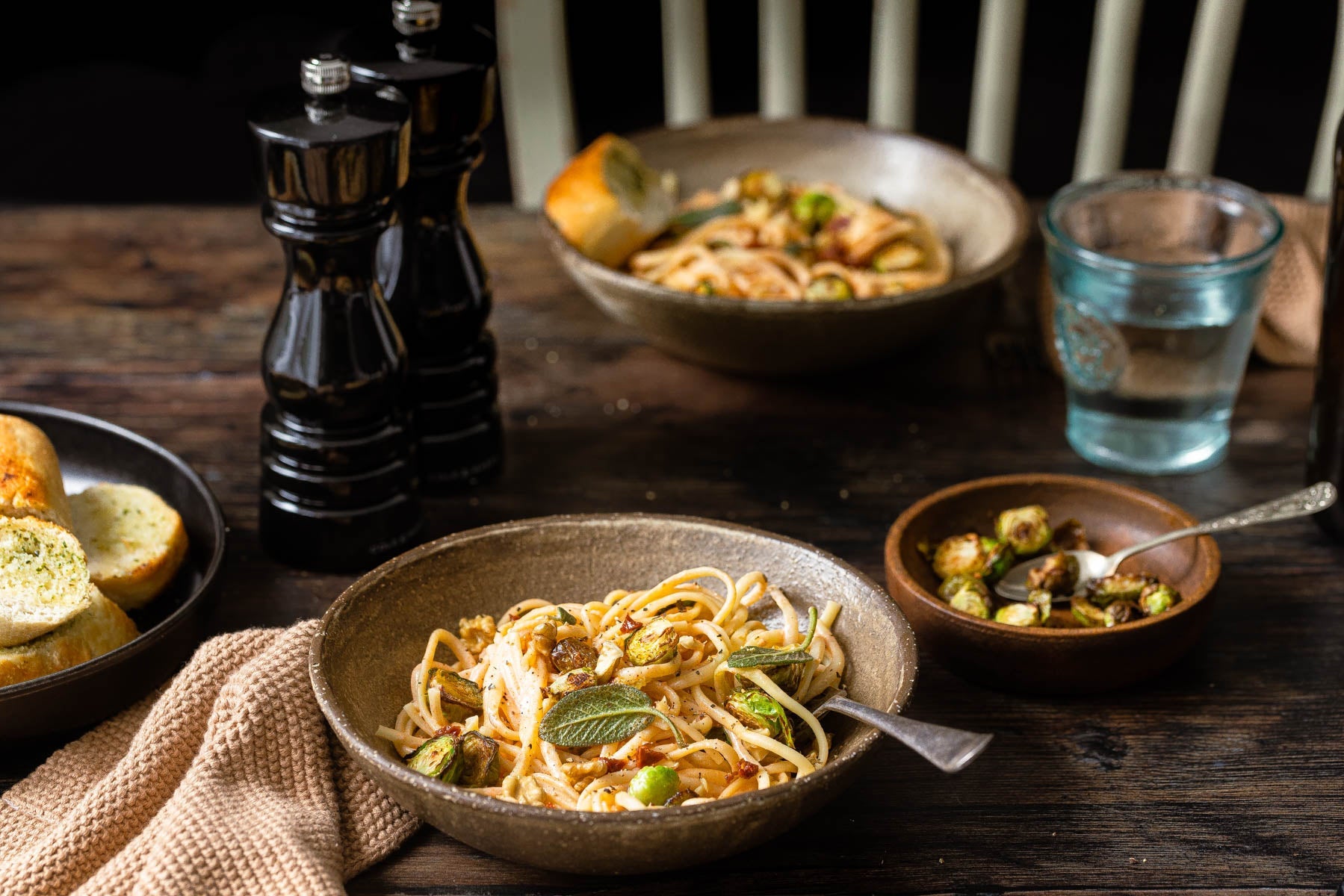 Creamy Brussels Sprouts Pasta