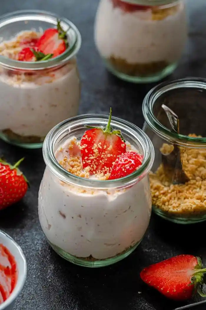 No-Bake Cheesecake Jars