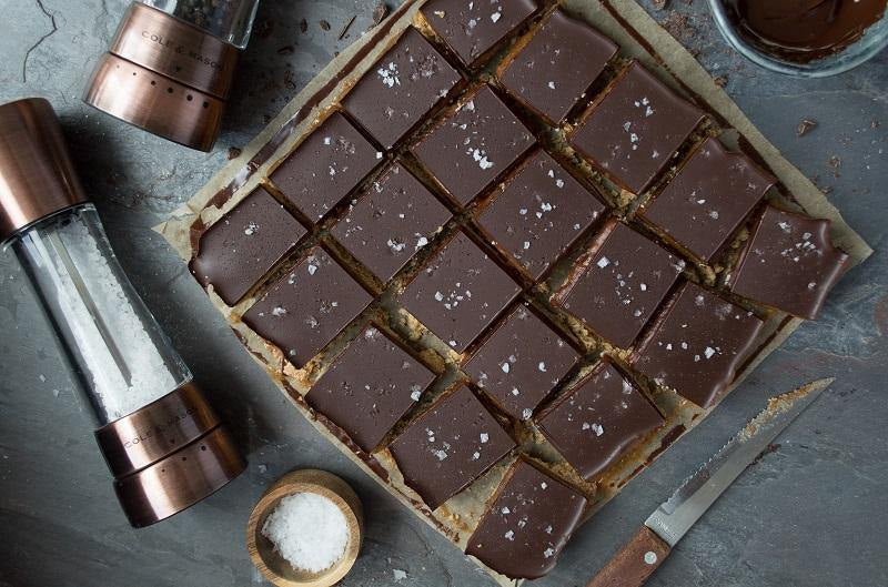 Trillionaire's Salted Chocolate Caramel Shortbread