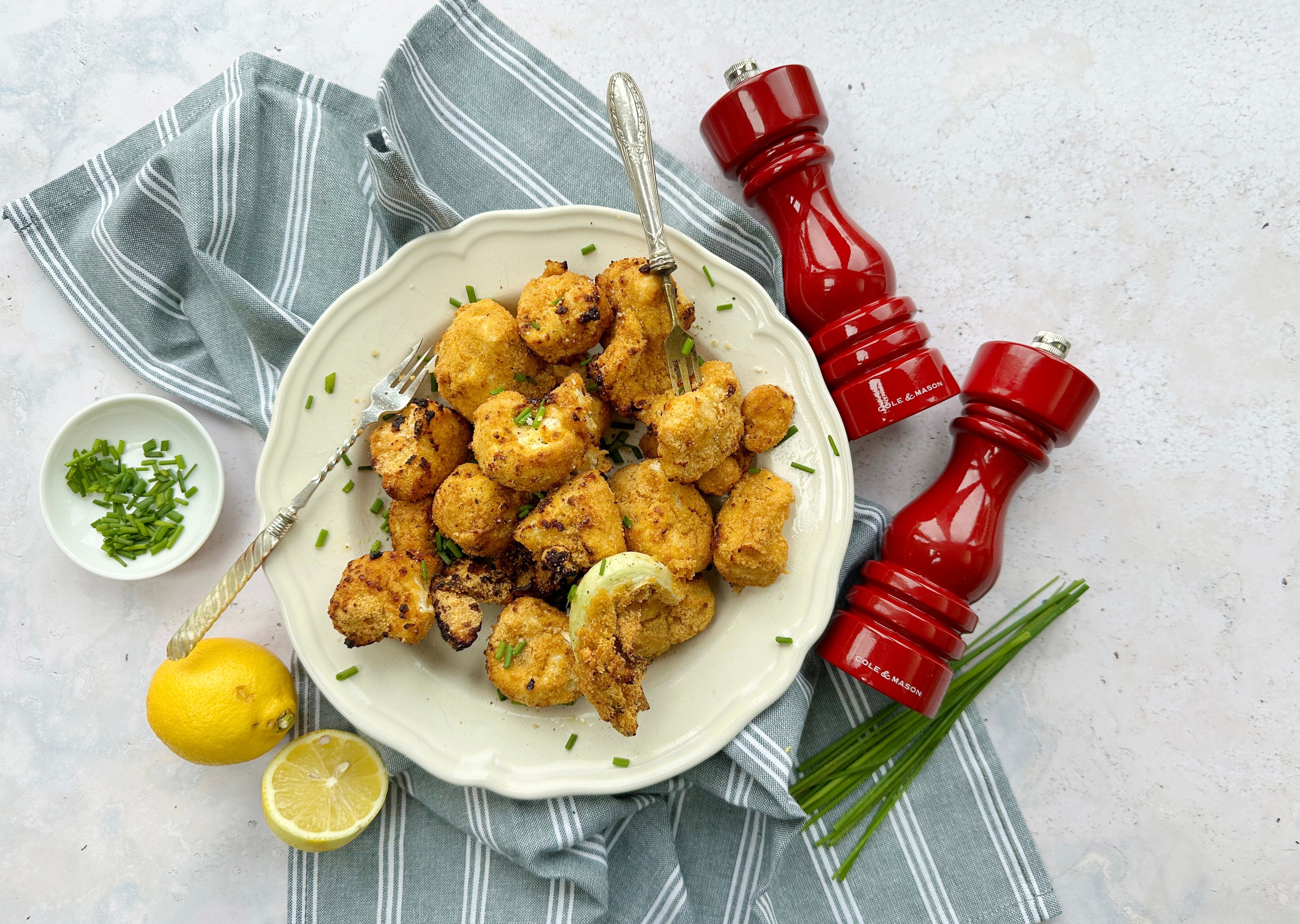 Salt and Pepper Cauliflower Love Bites