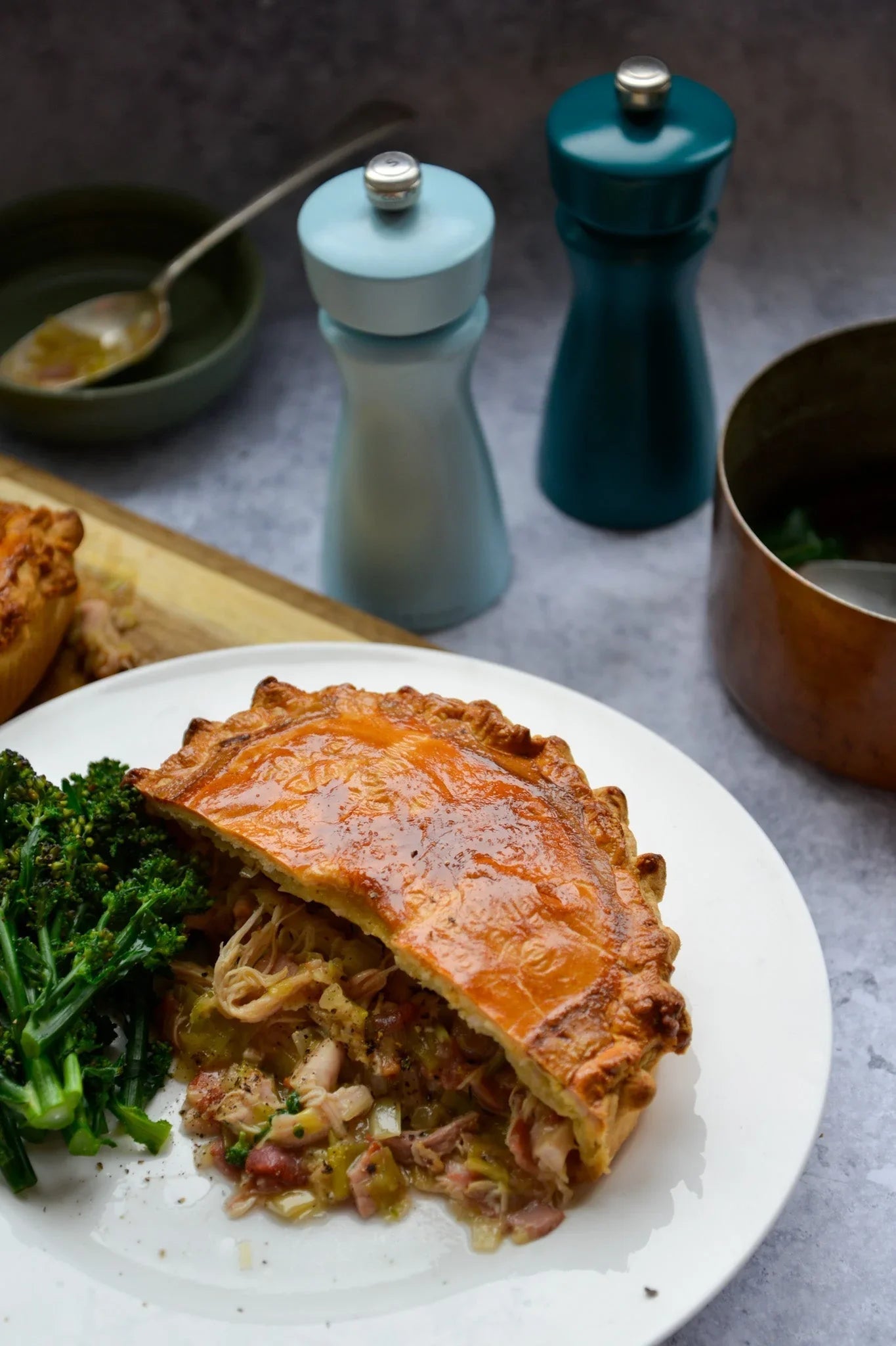 Chicken, Bacon and Leek Pie