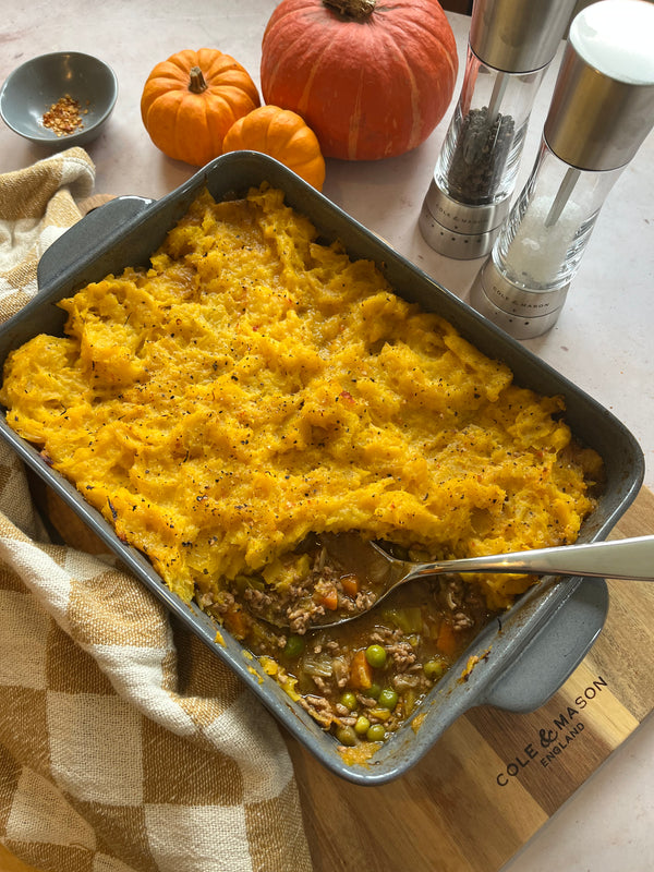 Shepherd’s Pie with Chilli Pumpkin Mash