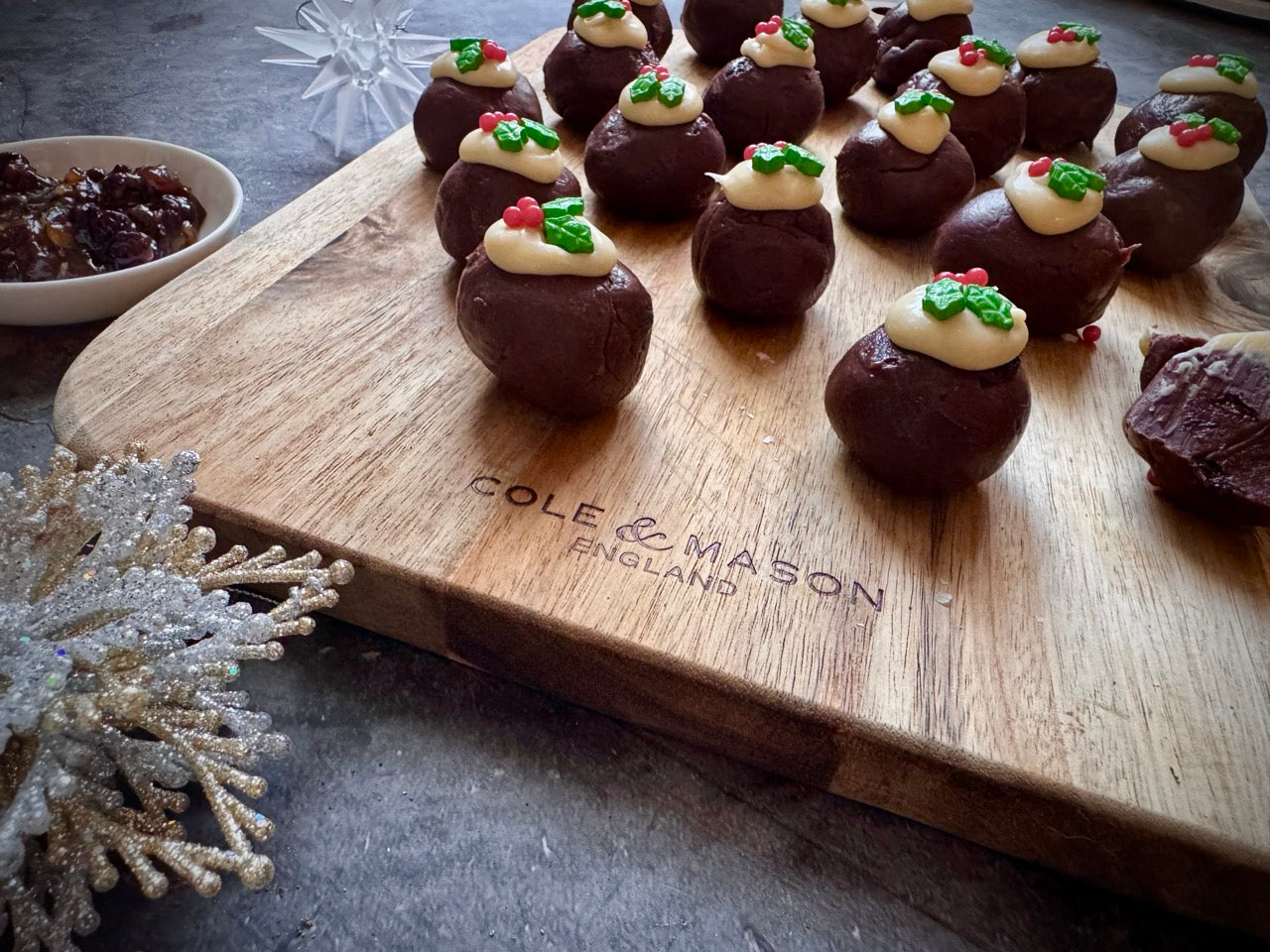 Christmas Pudding Fudge