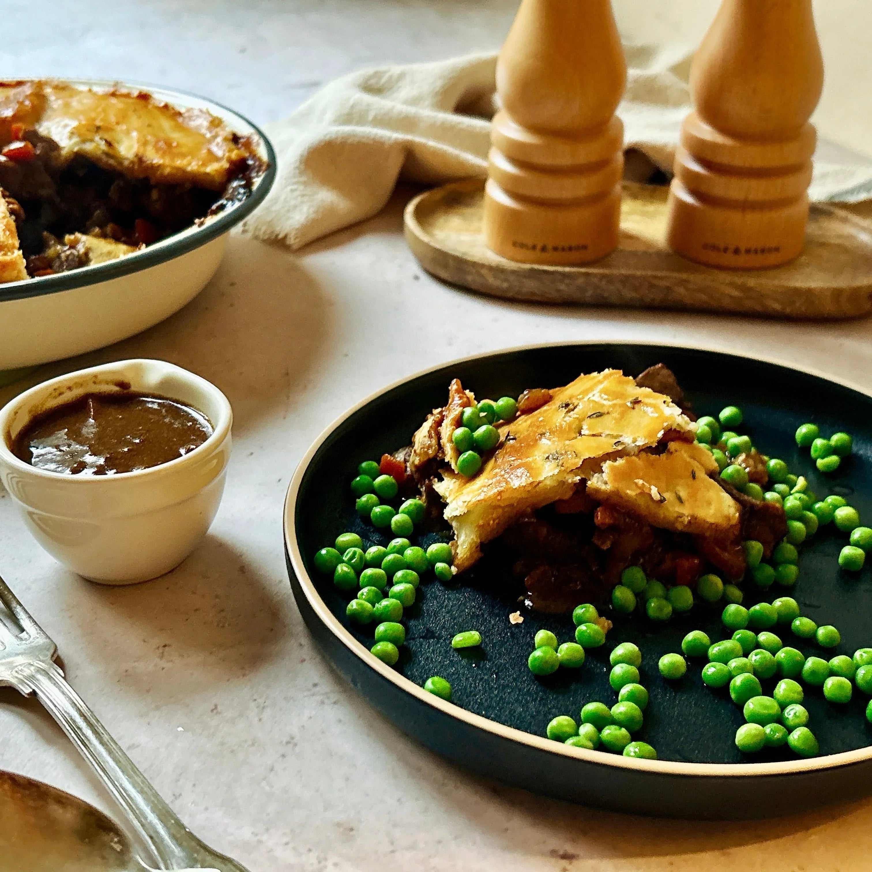 Porcini Mushrooms and Wild Venison Pie