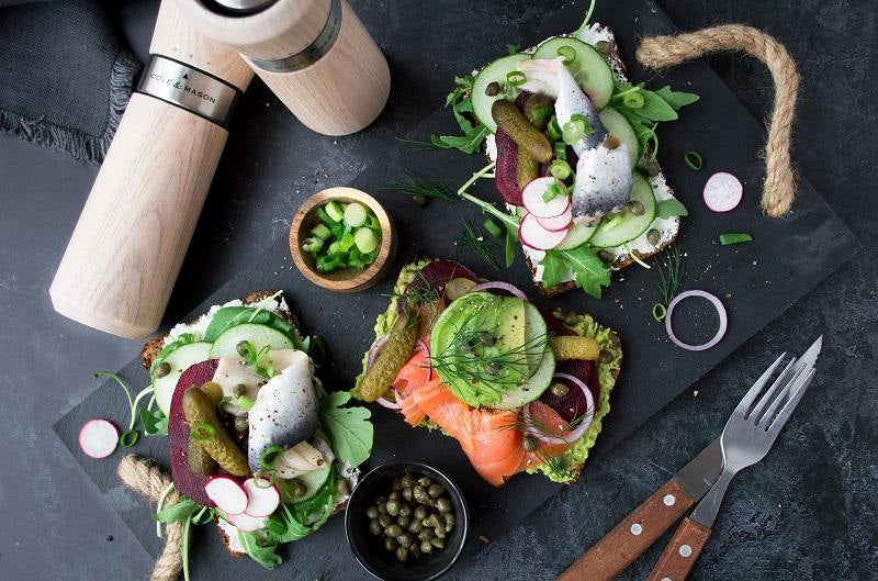 Party Style Smorrebrod (open faced sandwich)