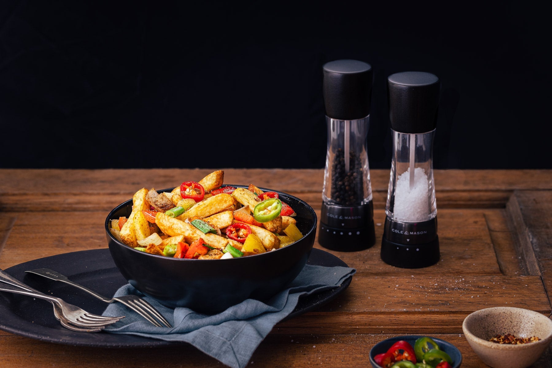 Loaded Salt and Pepper Fries