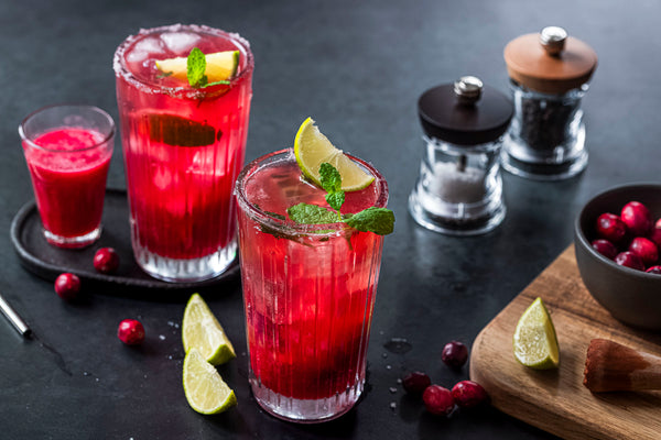 Cranberry Margarita Mocktail (Serves 2)