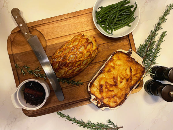 Venison and Haggis Wellington