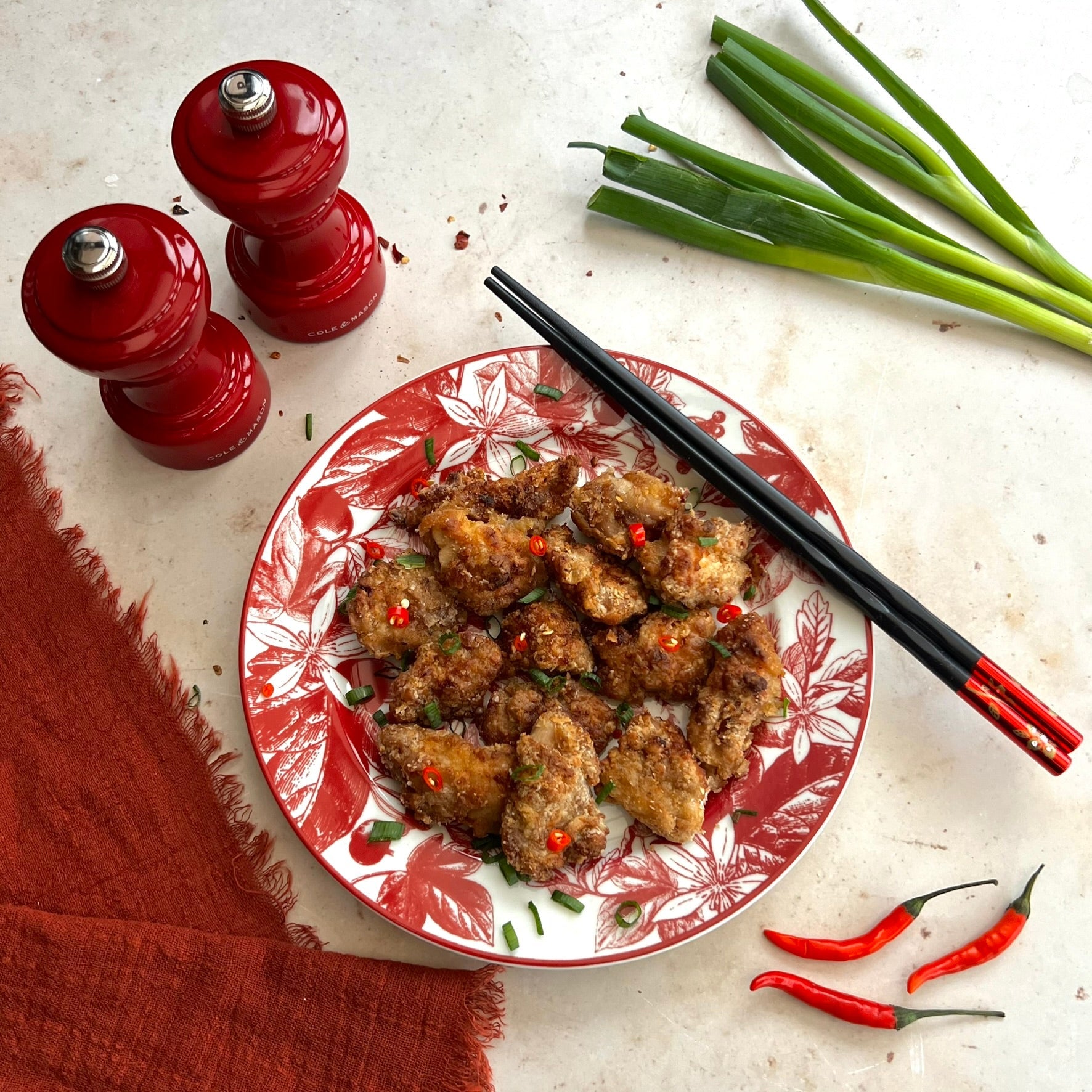 Air Fryer Salt & Pepper Chicken