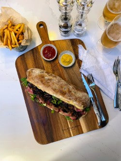 Steak Ciabatta and Air Fryer Fries
