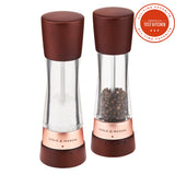 Cole & Mason Derwent Salt & Pepper Mill Gift Set, Chestnut Rose Gold