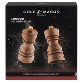 Cole & Mason London Natural Beech Salt & Pepper Mills
