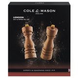 Cole & Mason London Natural Beech Salt & Pepper Mills-Cole & Mason USA