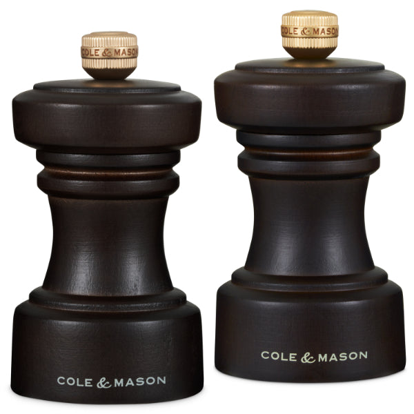 Cole & Mason Hoxton Chocolate Wood Salt and Pepper Mill Gift Set