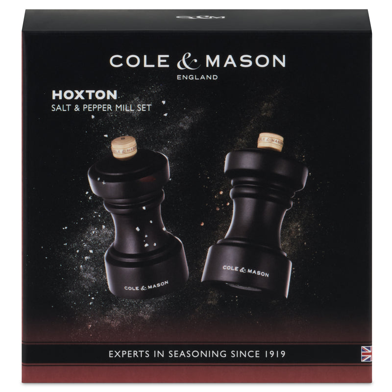 Cole & Mason Hoxton Chocolate Wood Salt and Pepper Mill Gift Set