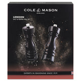 Cole & Mason London Black Gloss Salt & Pepper Mills
