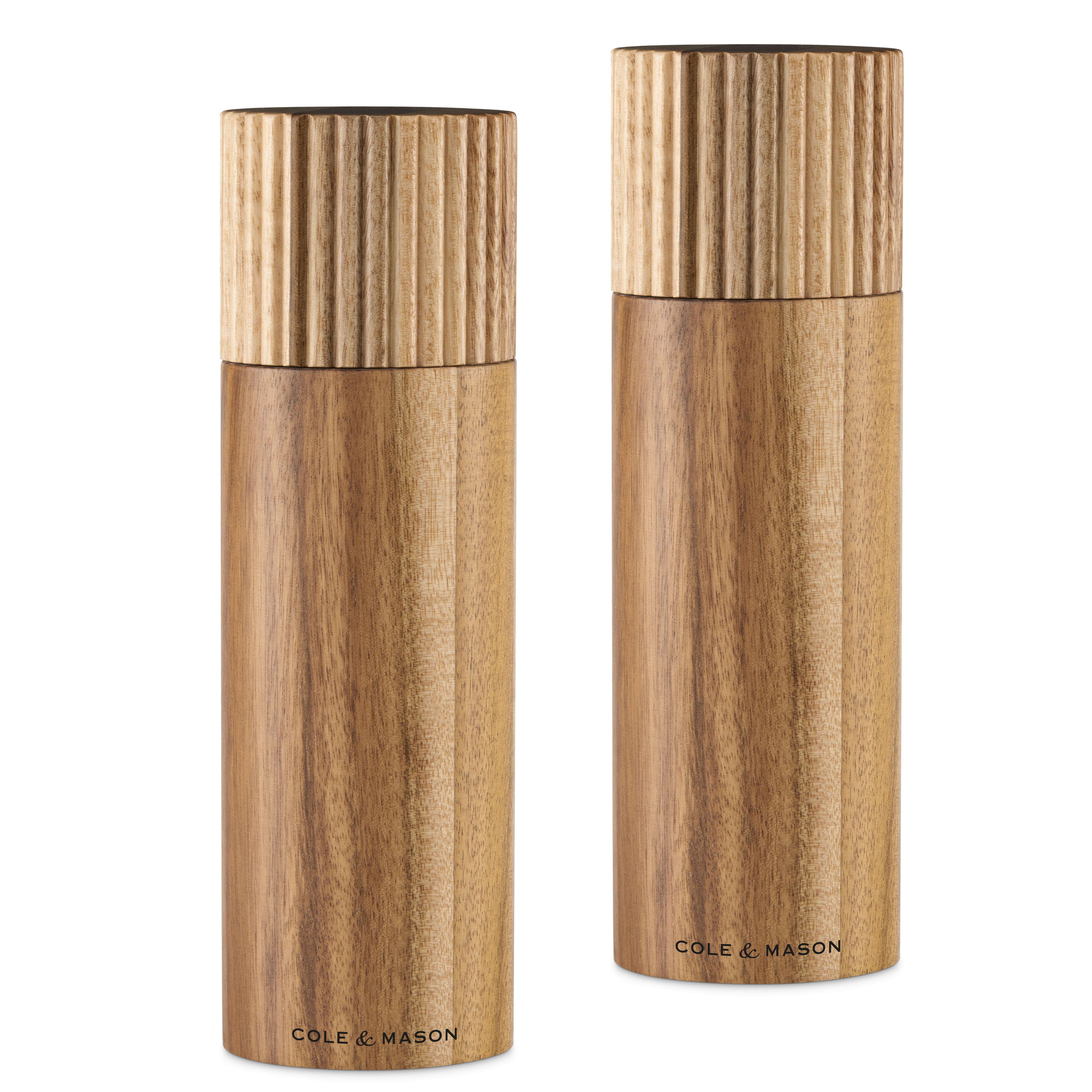 cole & mason Cole & Mason Galloway Acacia Salt and Pepper Mill Gift Set 7"