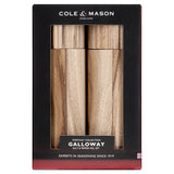 Cole & Mason Galloway Acacia Salt and Pepper Mill Gift Set 7"