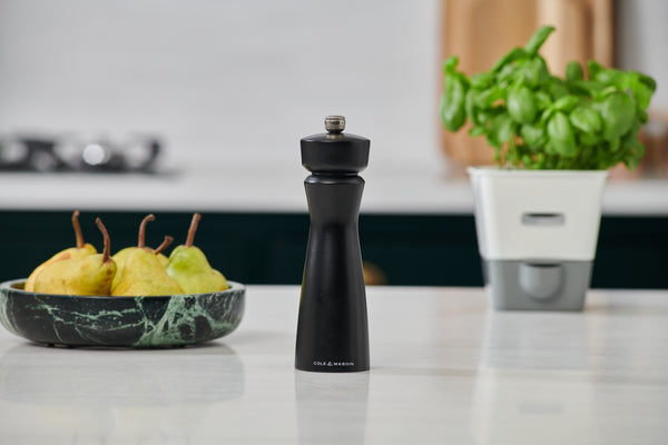 Cole & Mason Kenton Salt & Pepper Mill in Matte Black 8"