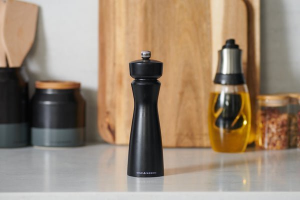 Cole & Mason Kenton Salt & Pepper Mill in Matte Black 8"