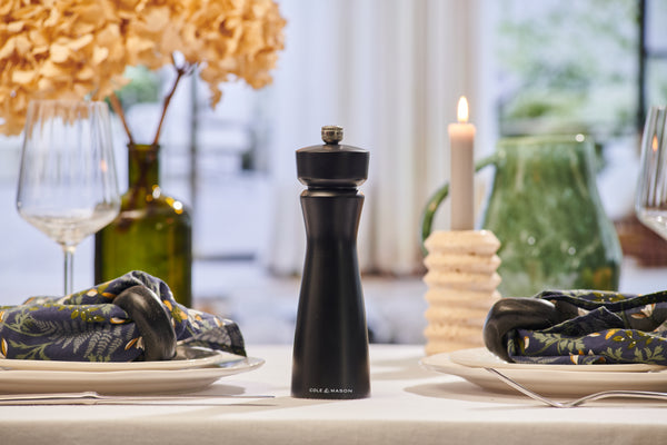 Cole & Mason Kenton Salt & Pepper Mill in Matte Black 8"