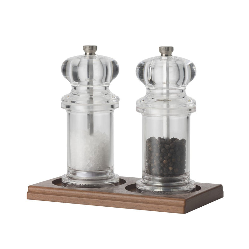 7 Vanguard Acrylic Pepper & Salt Mill Set