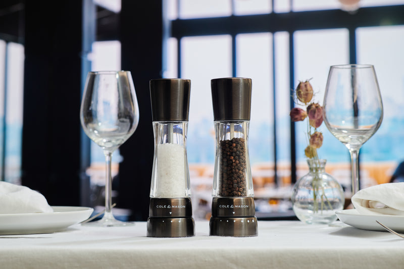 Cole & Mason Derwent Salt & Pepper Mill Gift Set, Iron Grey