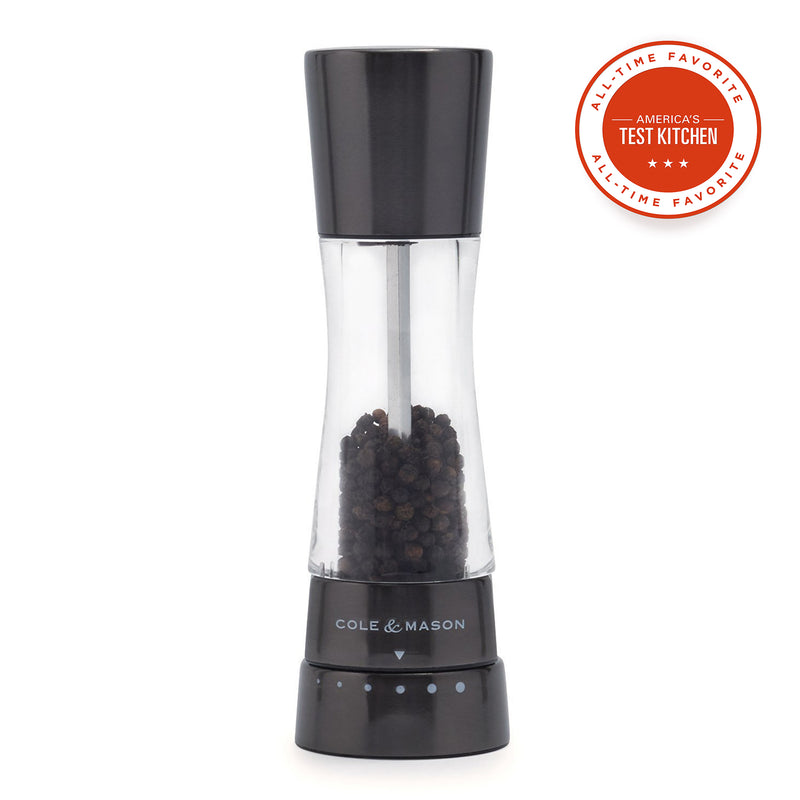 Cole & Mason Derwent Pepper Mill, Iron Grey (Formerly Gunmetal)