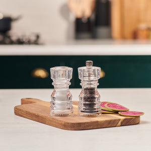 Cole & Mason London Acrylic Salt Shaker & Pepper Mill Set