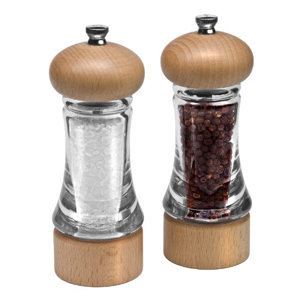 Cole & Mason Adjustable Grind Cole & Mason Basics Beech Wood & Acrylic Salt & Pepper Mill Set H312061U