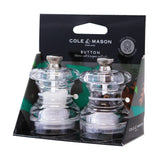 Cole & Mason Adjustable Grind Cole & Mason Button Salt & Pepper Mill Gift Set HP03760U