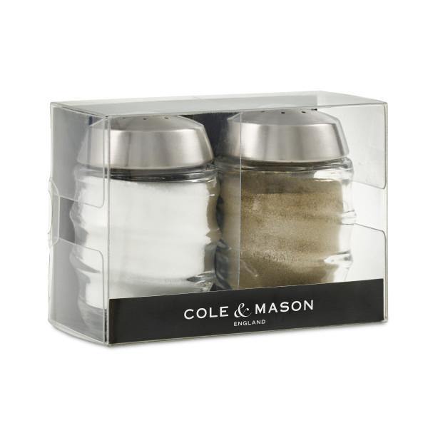 Cole & Mason Bray Salt & Pepper Glass Shaker Set