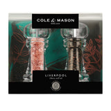 Cole & Mason Liverpool 5.5" Acrylic Salt & Pepper Mill Set with Himalayan Salt
