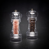 Cole & Mason Cole & Mason Liverpool 5.5" Acrylic Salt & Pepper Mill Set with Himalayan Salt H312145U