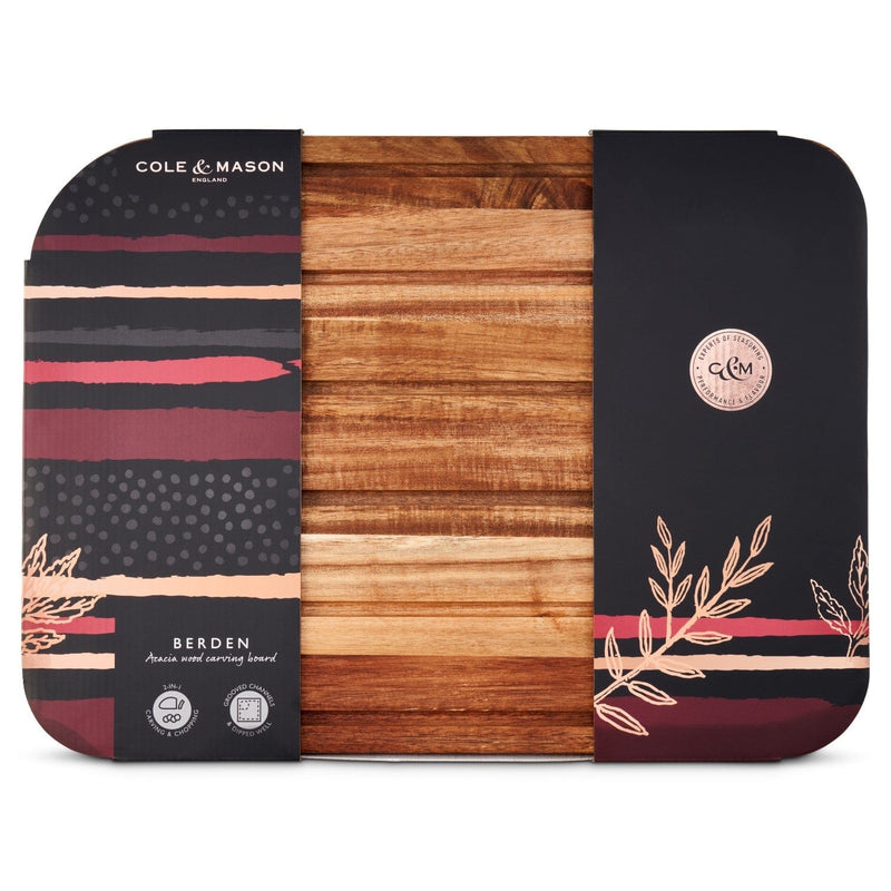 Cole & Mason  Acacia Wooden Chopping & Serving Board – Cole