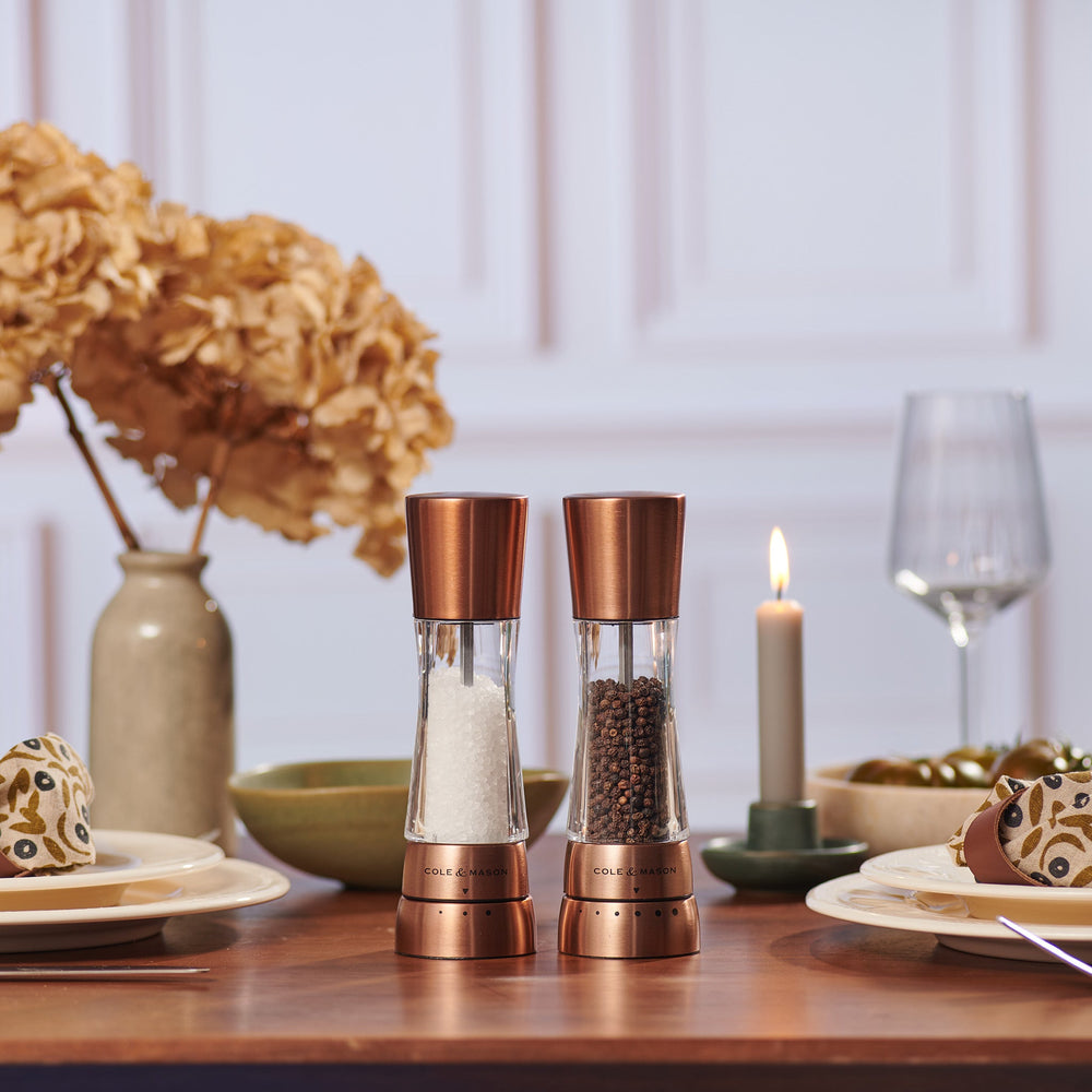 Cole & Mason Derwent Copper Salt & Pepper Mill Gift Set
