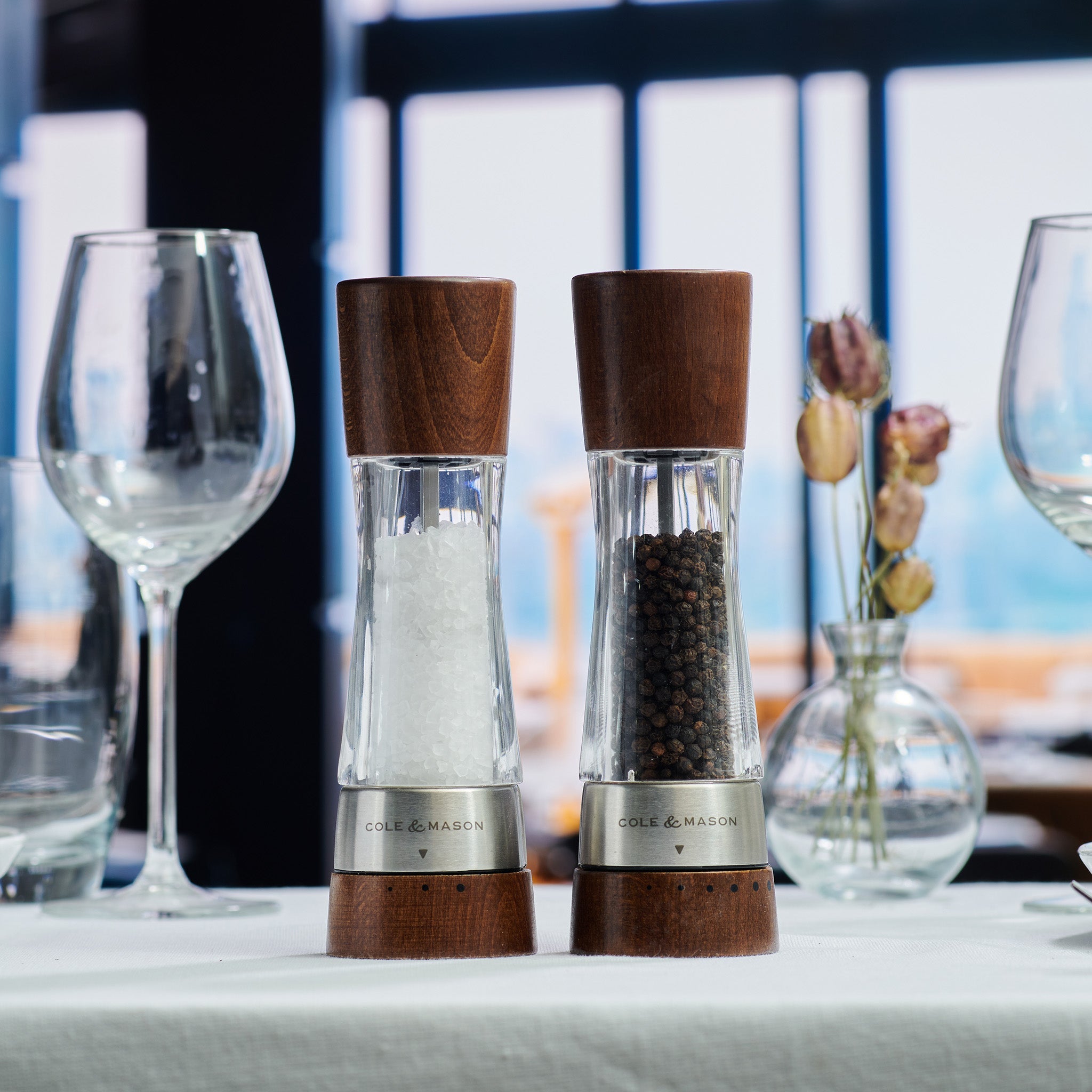 Cole & Mason Salt and Pepper Mills | Derwent Premium Gourmet Mills