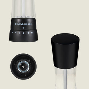 Cole & Mason Derwent Matte Black Salt & Pepper Mill